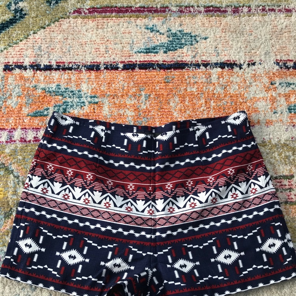 NWOT Woven Tribal Shorts